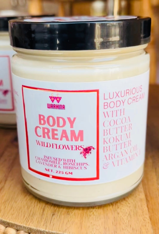 Wild Flowers Natural Body Cream