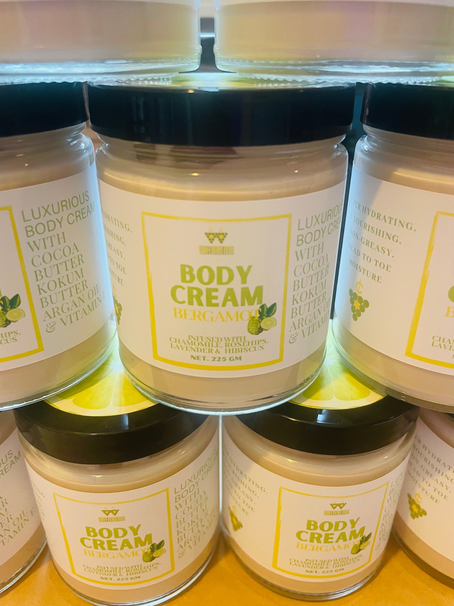 Bergamot Natural Body Cream