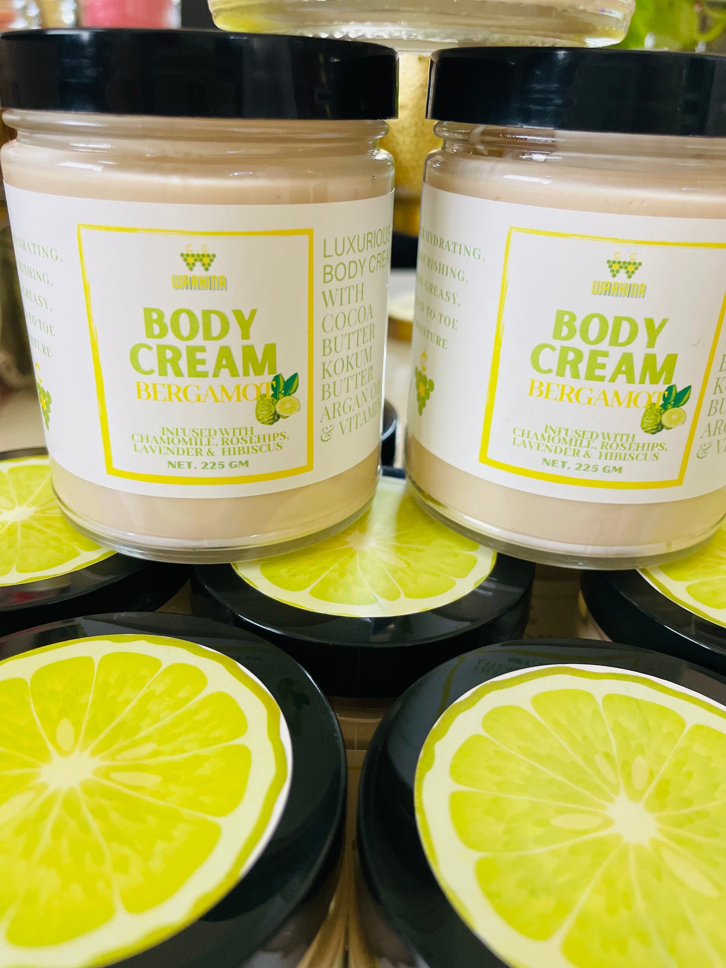 Bergamot Natural Body Cream
