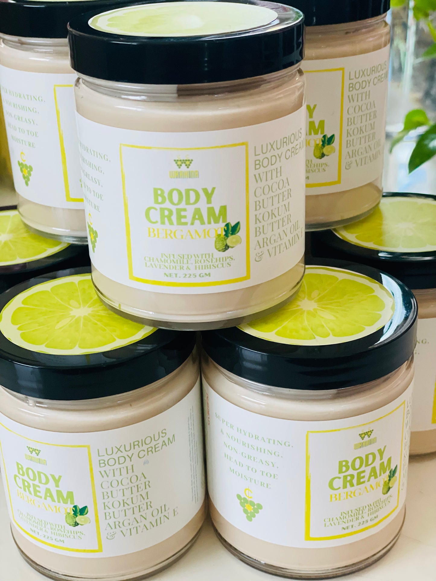 Bergamot Natural Body Cream